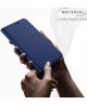 Apple iPhone XR Flip Hoesje met Kaart Houder Blauw
