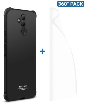 IMAK Huawei Mate 20 Lite Hoesje met Screenprotector Metaal Zwart Hoesjes
