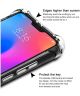 IMAK Xiaomi Mi A2 Lite Hoesje TPU met Screenprotector Metaal Zwart