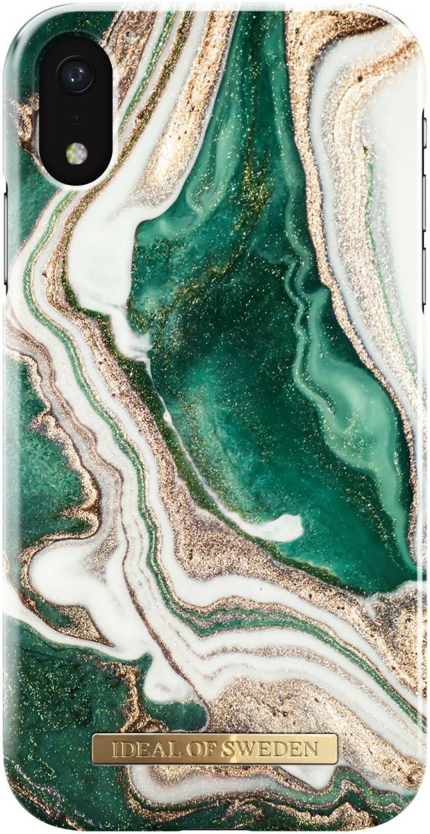 iDeal of Sweden iPhone XR Fashion Hoesje Golden Jade afbeelding 1