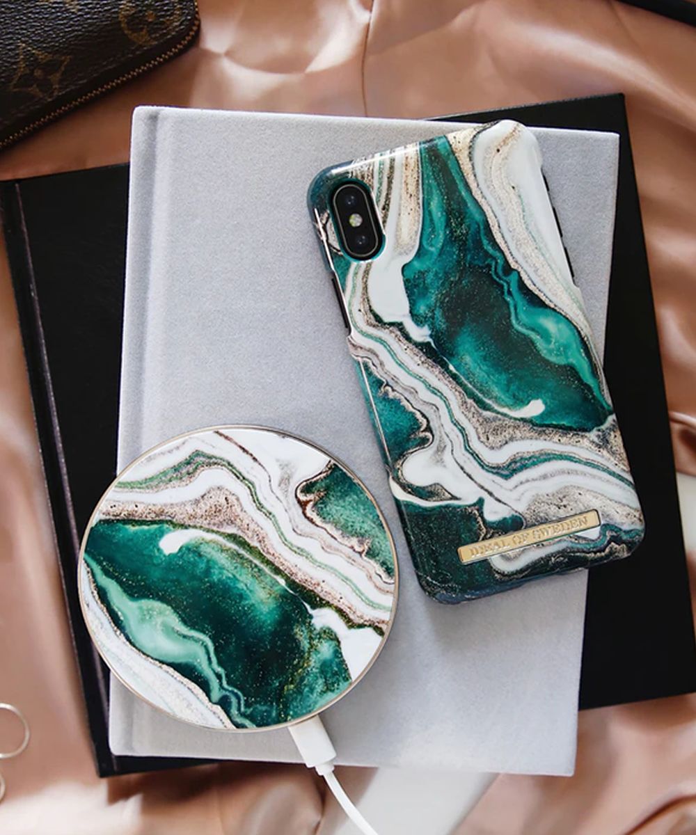 iDeal of Sweden iPhone XR Fashion Hoesje Golden Jade afbeelding 6