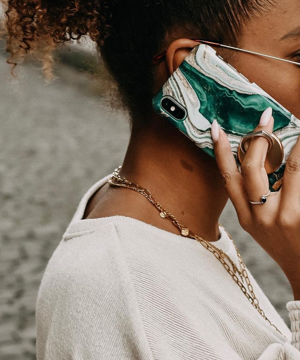 iDeal of Sweden iPhone XR Fashion Hoesje Golden Jade afbeelding 7
