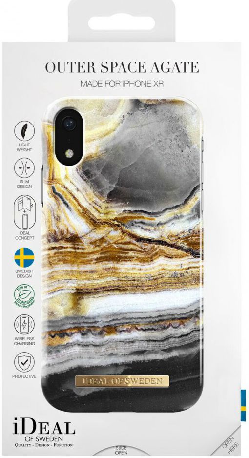 iDeal of Sweden iPhone XR Fashion Hoesje Outer Space Agate afbeelding 4