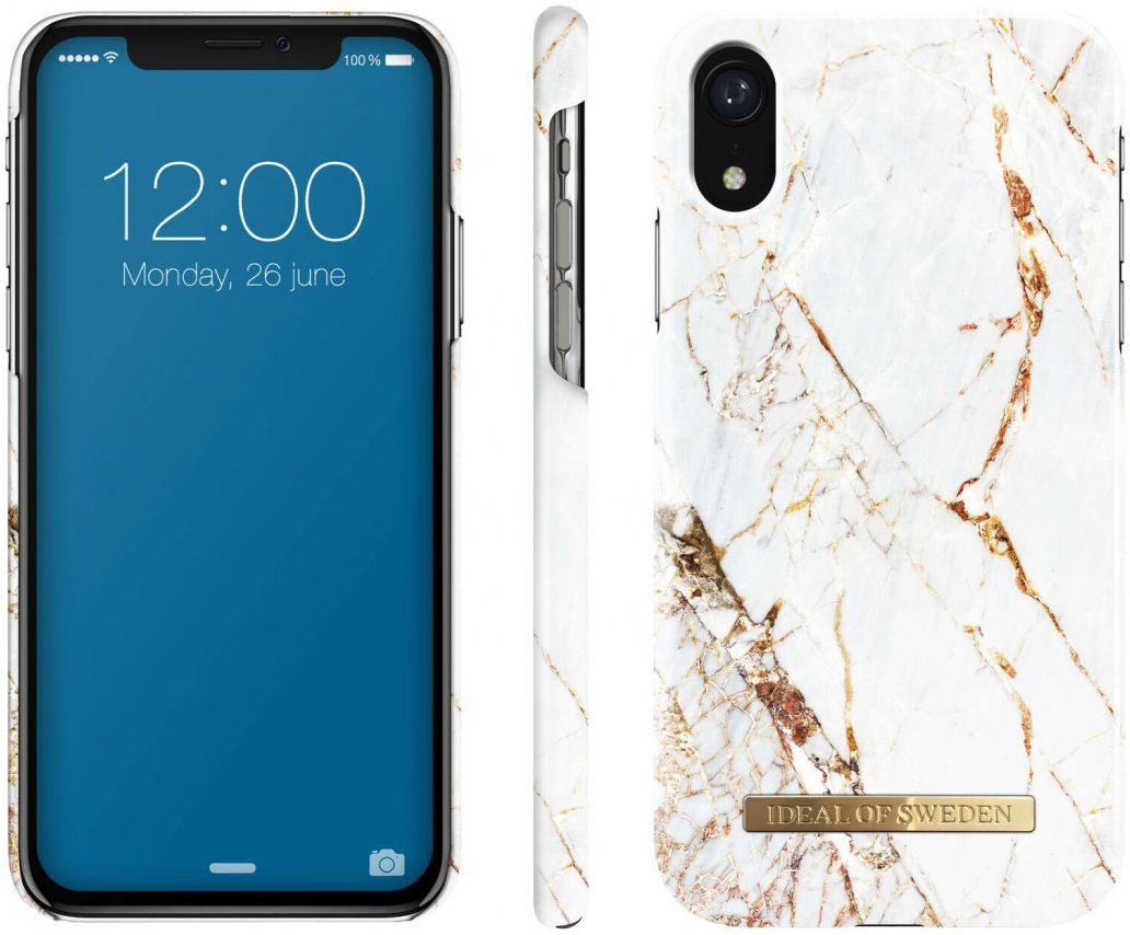 iDeal of Sweden iPhone XS Max Fashion Hoesje Carrara Gold afbeelding 2