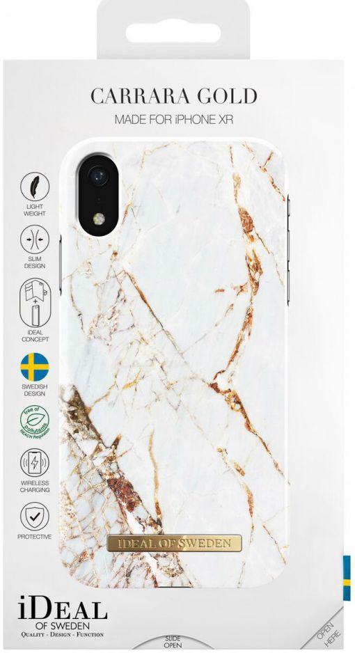 iDeal of Sweden iPhone XS Max Fashion Hoesje Carrara Gold afbeelding 3