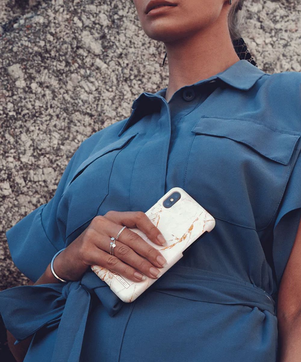 iDeal of Sweden iPhone XS Max Fashion Hoesje Carrara Gold afbeelding 6