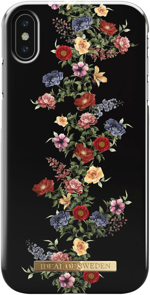 iDeal of Sweden iPhone XS Max Fashion Hoesje Dark Floral afbeelding 1