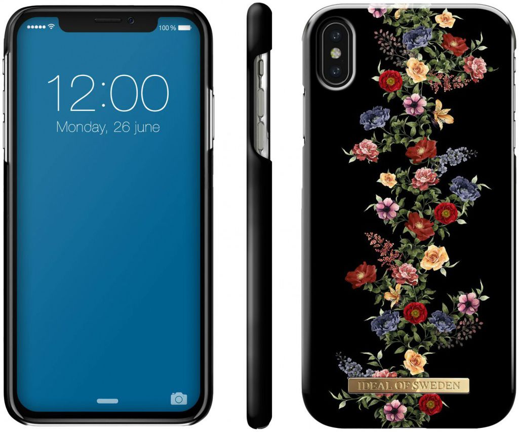 iDeal of Sweden iPhone XS Max Fashion Hoesje Dark Floral afbeelding 2