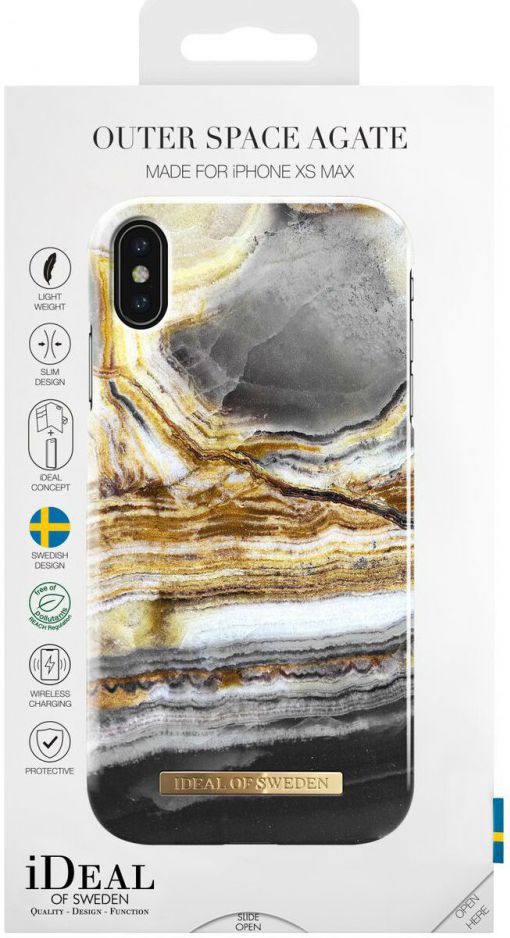iDeal of Sweden iPhone XS Max Fashion Hoesje Outer Space Agate afbeelding 3