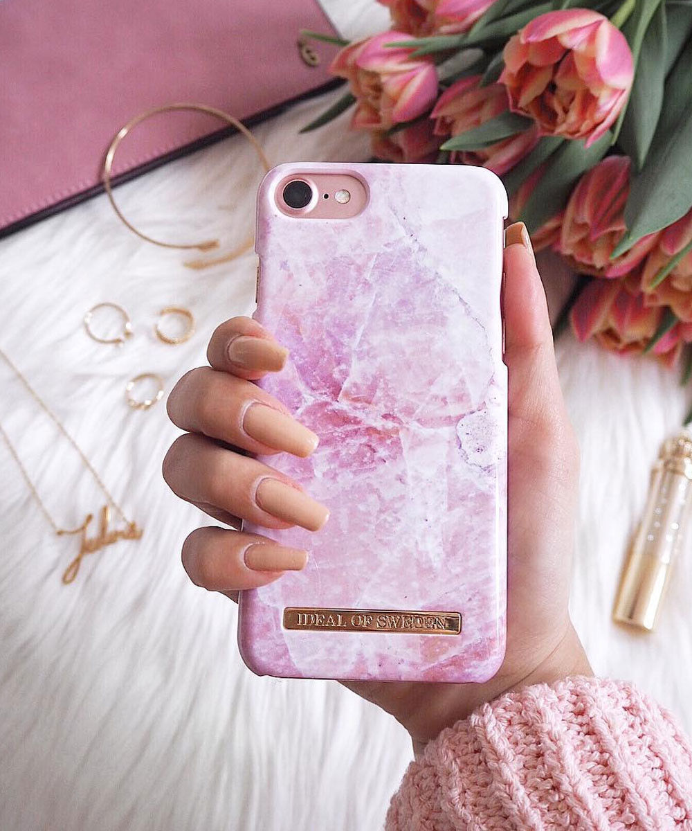 iDeal of Sweden iPhone XS Max Fashion Hoesje Pilion Pink afbeelding 2