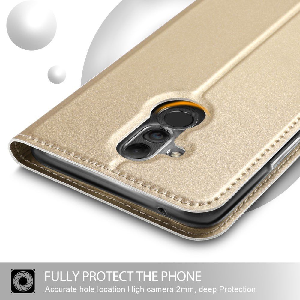 Huawei Mate 20 Lite Portemonnee Hoesje Goud afbeelding 5