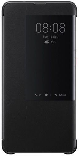 Huawei Mate 20 Originele Flip Cover Zwart afbeelding 1