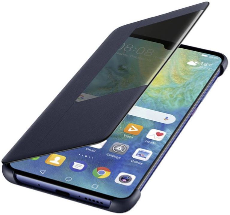 Huawei Mate 20 Originele Flip Cover Blauw afbeelding 3