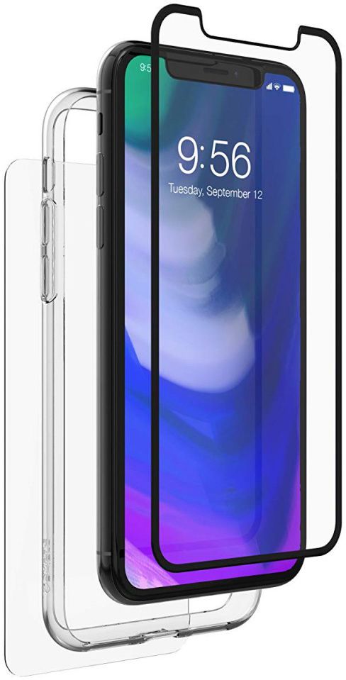 ZAGG InvisibleShield 360 Tempered Glass + Clear Case Apple iPhone XR afbeelding 1