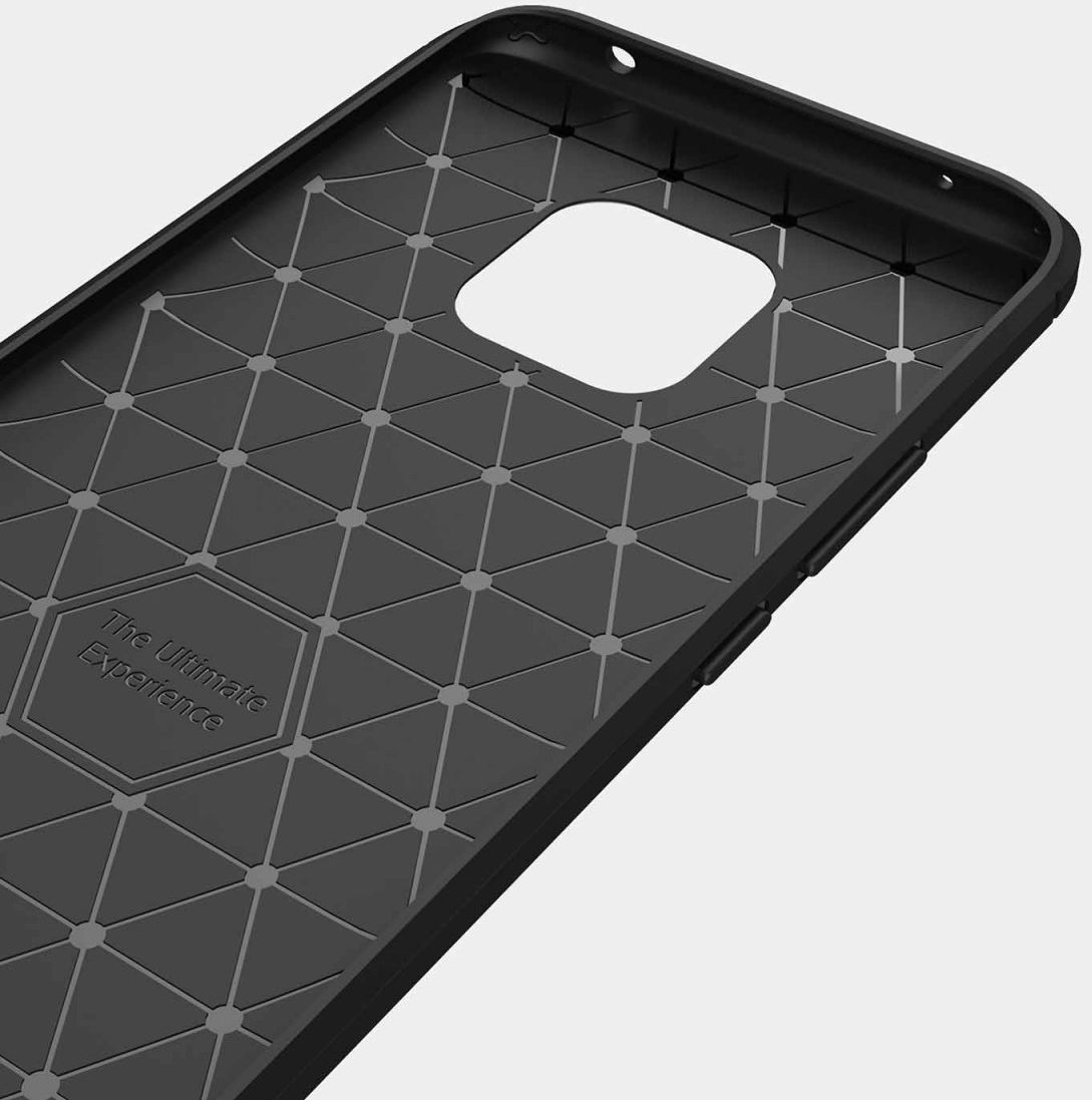 Huawei Mate 20 Pro Geborsteld TPU Hoesje Zwart afbeelding 9