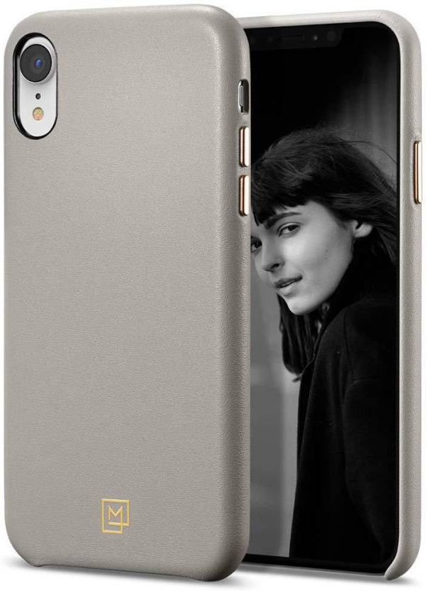 Spigen La Manon Calin Case Apple iPhone XR Oatmeal Beige afbeelding 1
