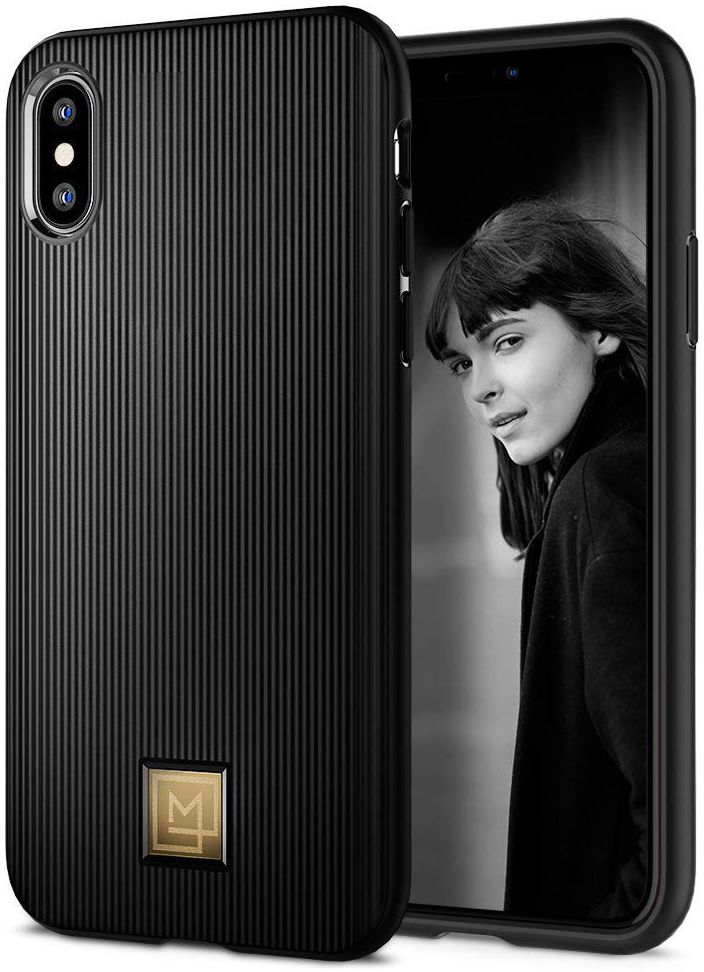 Spigen La Manon Classy Case Apple iPhone XS Black afbeelding 1