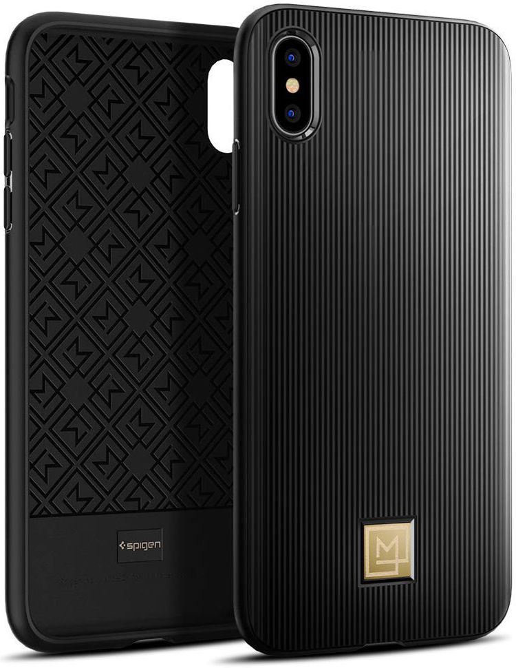 Spigen La Manon Classy Case Apple iPhone XS Max Black afbeelding 1