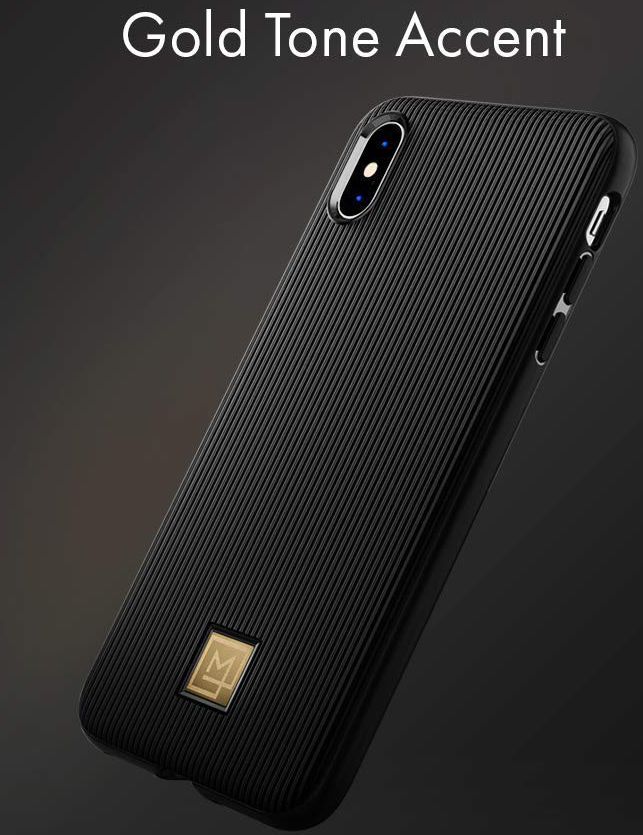 Spigen La Manon Classy Case Apple iPhone XS Max Black afbeelding 7