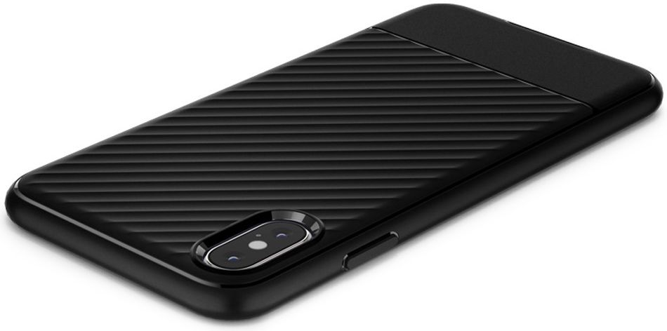 Spigen Core Armor Case Flexibel TPU Hoesje Apple iPhone XS Zwart afbeelding 10