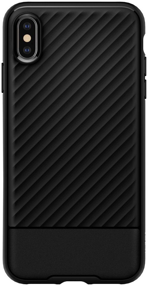 Spigen Core Armor Case Flexibel TPU Hoesje Apple iPhone XS Max Zwart afbeelding 2