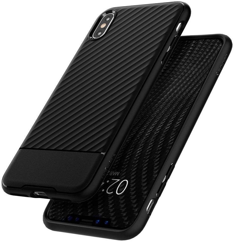 Spigen Core Armor Case Flexibel TPU Hoesje Apple iPhone XS Max Zwart afbeelding 8