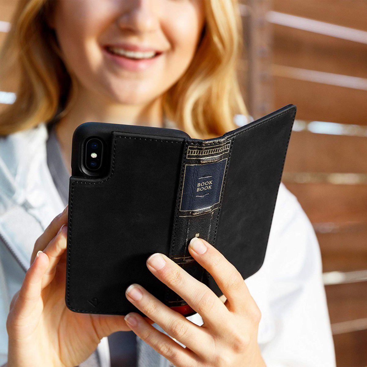 Twelve South BookBook voor iPhone XS Max Zwart afbeelding 5