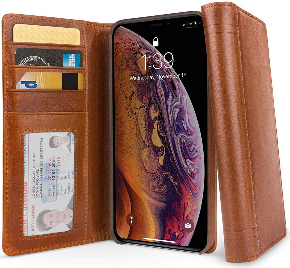 Twelve South Journal voor iPhone XS Max Bruin afbeelding 2
