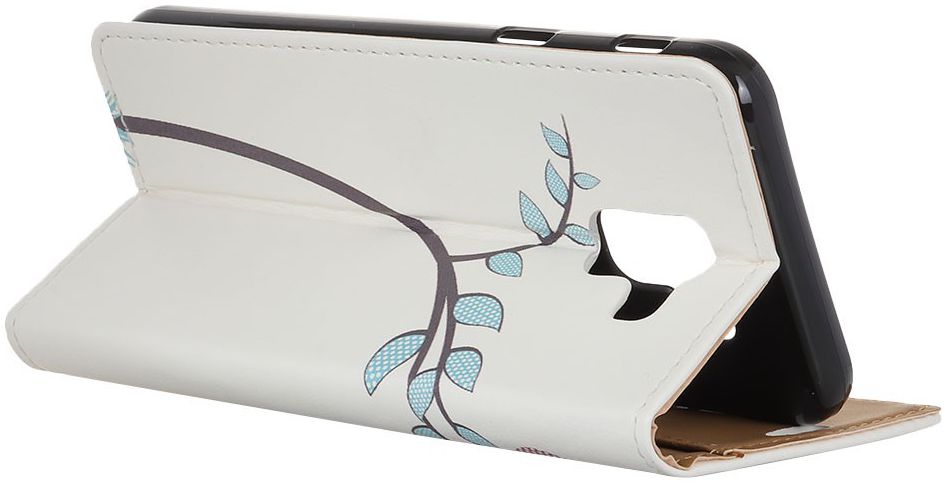 Samsung Galaxy J6 Plus Portemonnee Print Hoesje met Uil Print afbeelding 3