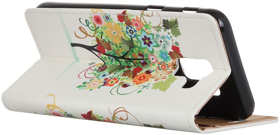 Samsung Galaxy J6 Plus Portemonnee Print Hoesje met Boom Print afbeelding 4