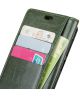 Nokia 7.1 Stijlvol Hoesje met Kaarthouder Groen