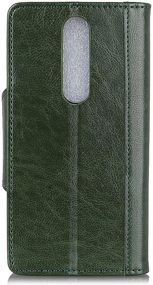 Nokia 7.1 Stijlvol Hoesje met Kaarthouder Groen afbeelding 5