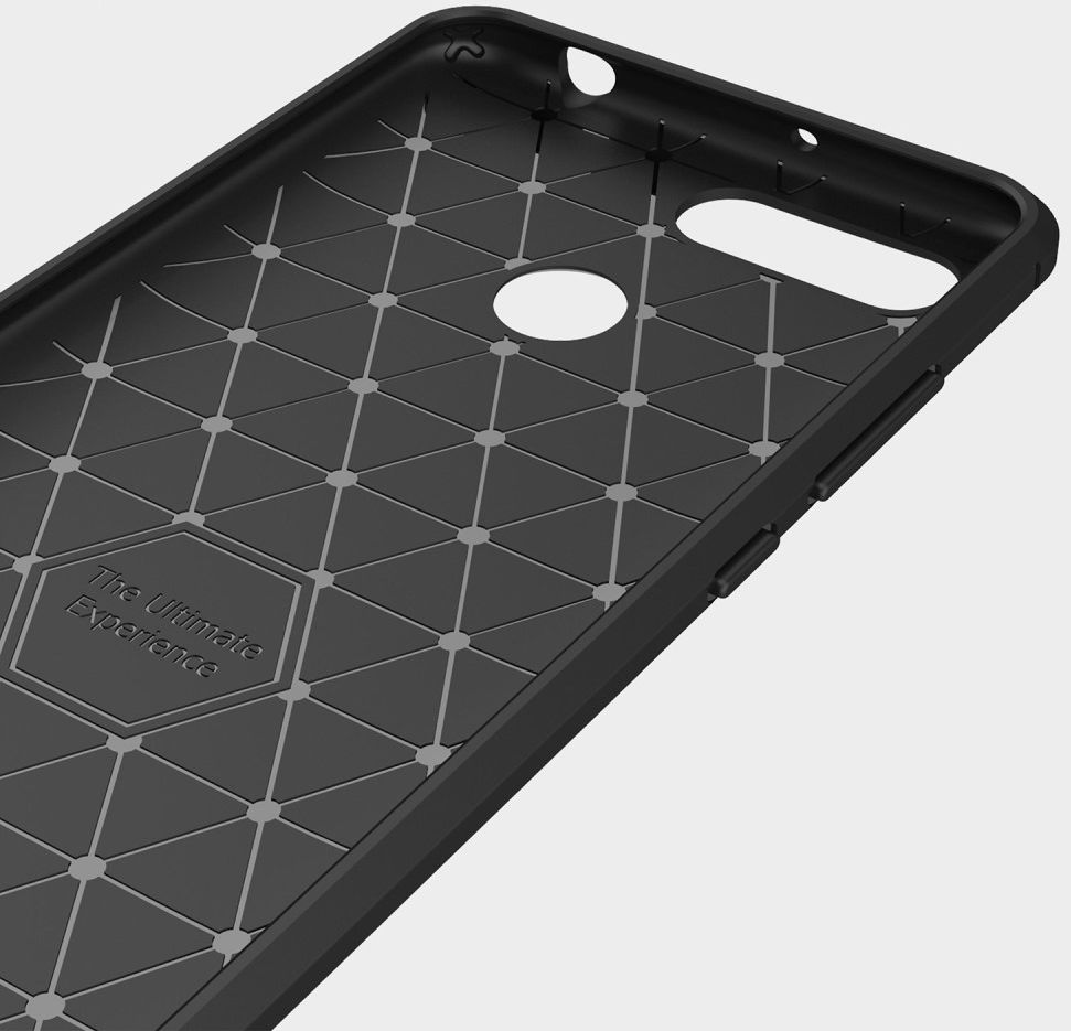 Xiaomi Redmi 6 Geborsteld TPU Hoesje Zwart afbeelding 8