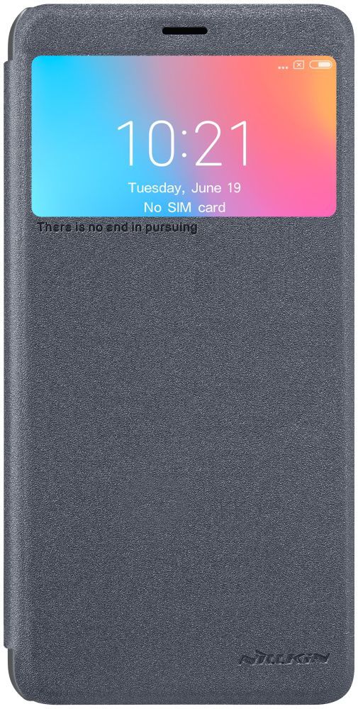 Nillkin Sparkle Series Flip Case Xiaomi Redmi 6 Grijs afbeelding 1