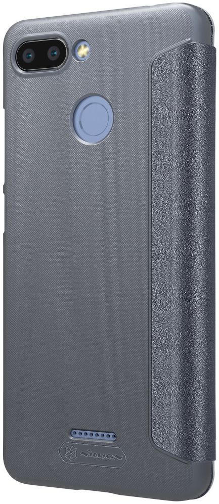 Nillkin Sparkle Series Flip Case Xiaomi Redmi 6 Grijs afbeelding 4