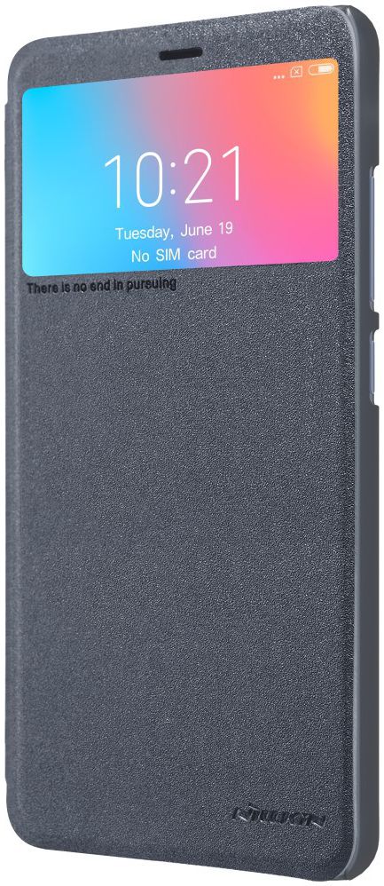 Nillkin Sparkle Series Flip Case Xiaomi Redmi 6 Grijs afbeelding 5