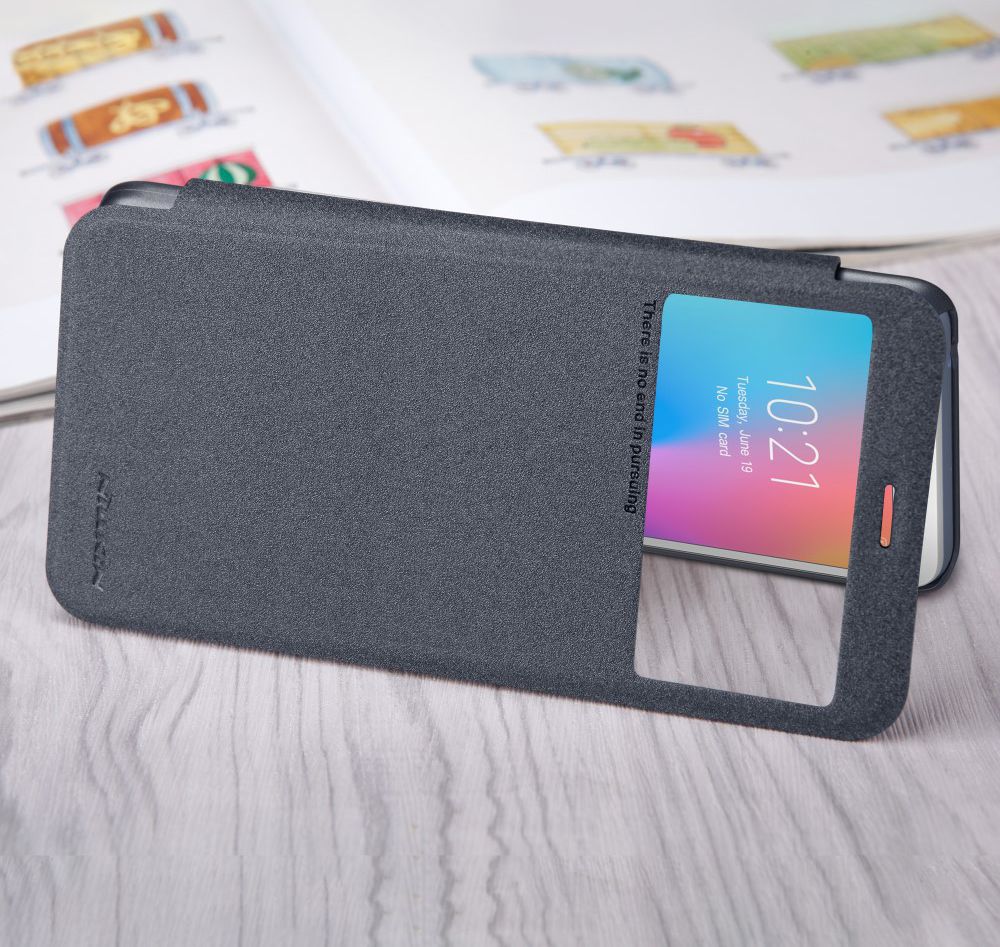 Nillkin Sparkle Series Flip Case Xiaomi Redmi 6 Grijs afbeelding 6