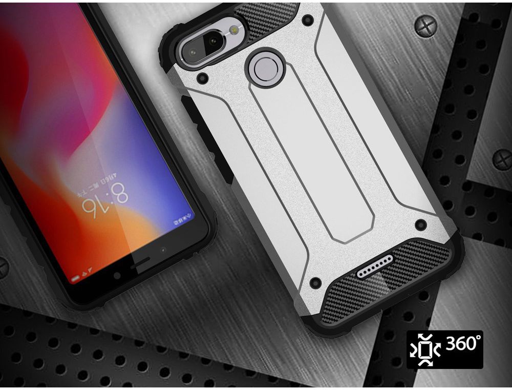 Xiaomi Redmi 6 Hybride Hoesje Zwart afbeelding 6