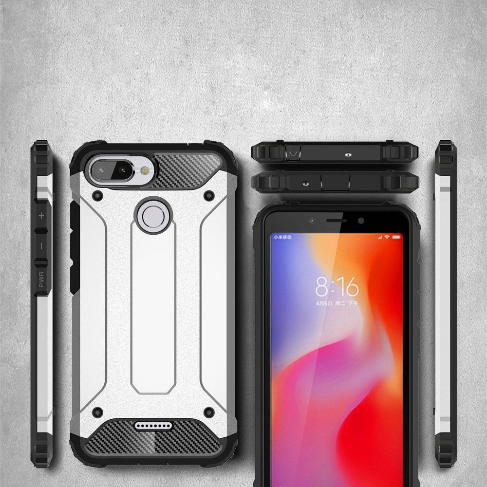 Xiaomi Redmi 6 Hybride Hoesje Zwart afbeelding 8