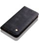 Xiaomi Redmi 6 Retro Style Wallet Flip Case Zwart