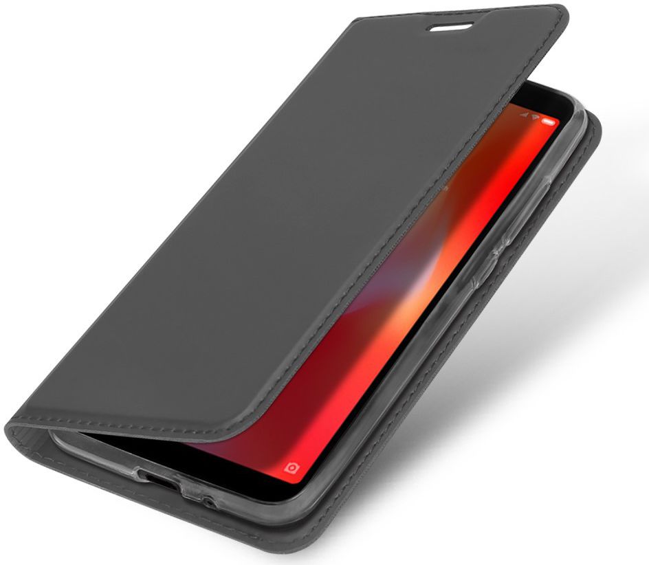 Dux Ducis Skin Pro Series Flip Hoesje Xiaomi Redmi 6 Grijs afbeelding 1