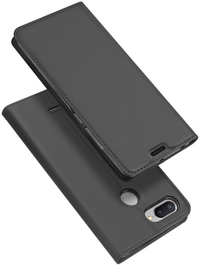 Dux Ducis Skin Pro Series Flip Hoesje Xiaomi Redmi 6 Grijs afbeelding 6