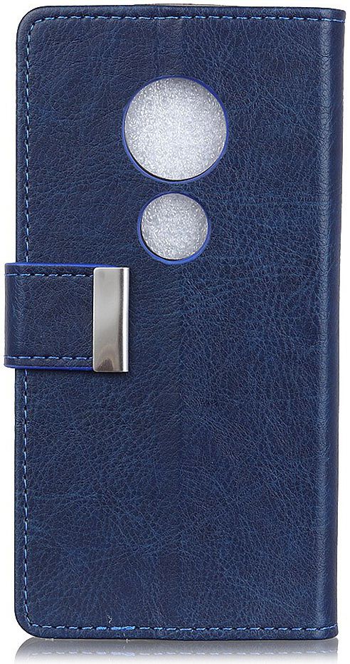 Motorola Moto E5 Play Portemonnee Hoesje Blauw afbeelding 4