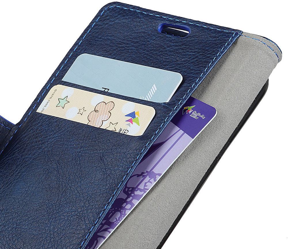 Motorola Moto E5 Play Portemonnee Hoesje Blauw afbeelding 6