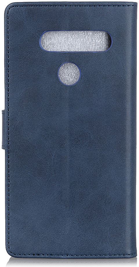 LG V40 Stijlvol Portemonnee Hoesje Blauw afbeelding 6