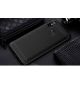 Xiaomi Mi Max 3 Geborsteld TPU Hoesje Zwart