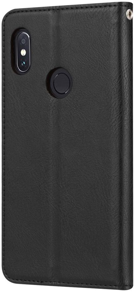 Xiaomi Mi Max 3 Luxe Portemonnee Hoesje Zwart afbeelding 3