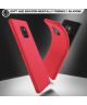 Huawei Mate 20 Pro Twill Slim Texture Back Cover Rood