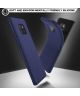 Huawei Mate 20 Pro Twill Slim Texture Back Cover Blauw