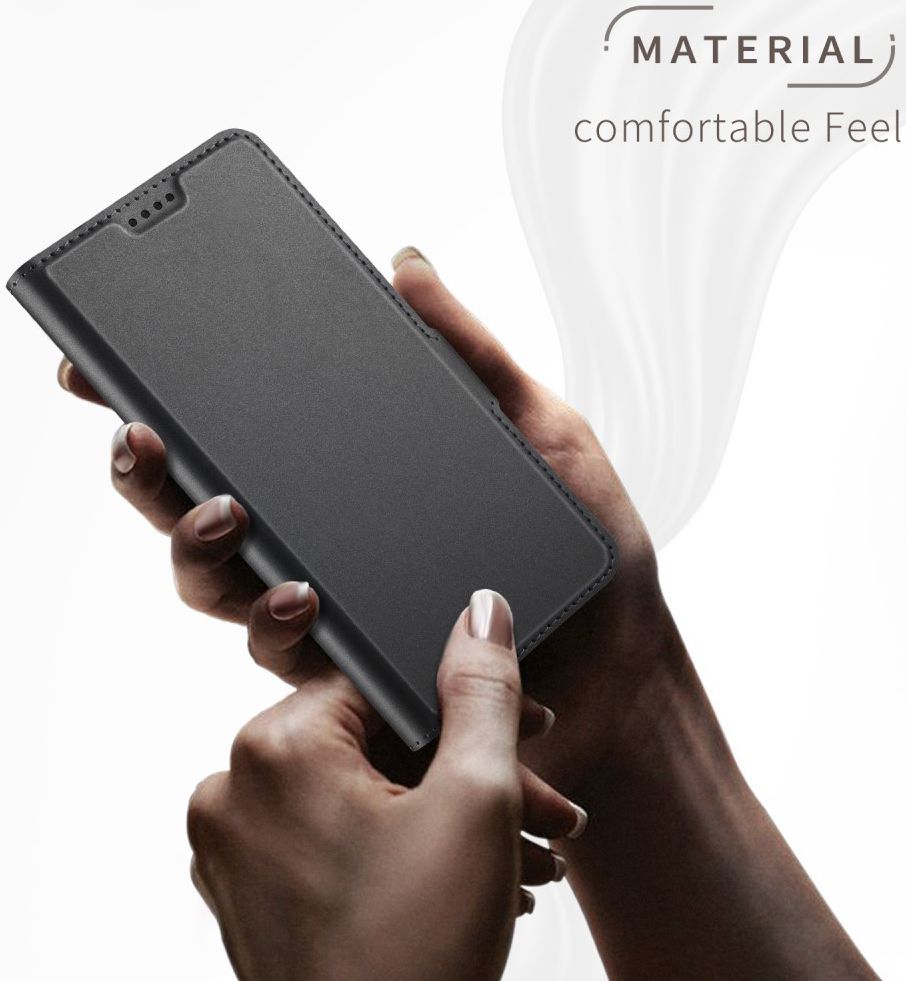 Huawei Mate 20 Pro Hoesje met Kaarthouder Zwart afbeelding 3